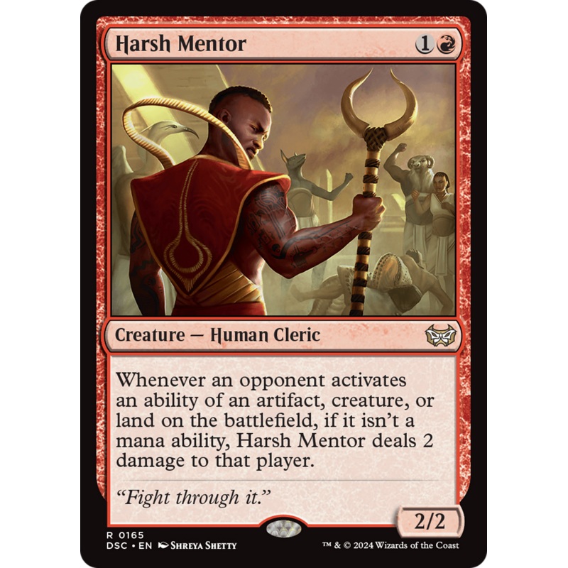 Harsh Mentor [Duskmourn: House of Horror Commander]