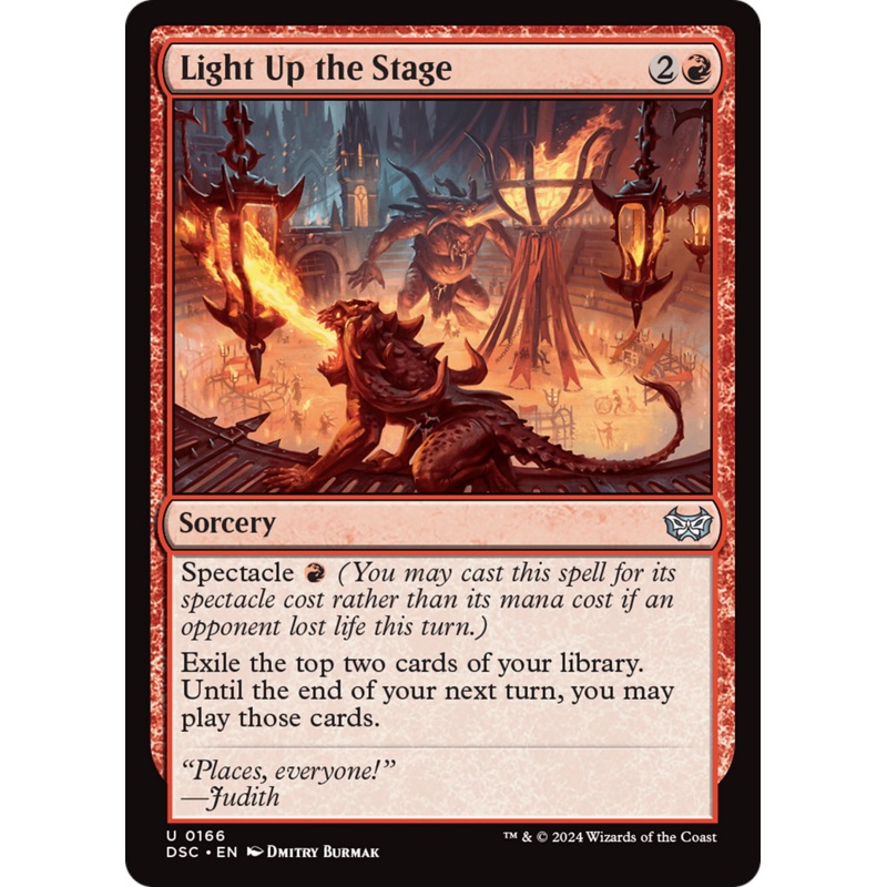 Light Up the Stage [Duskmourn: House of Horror Commander]