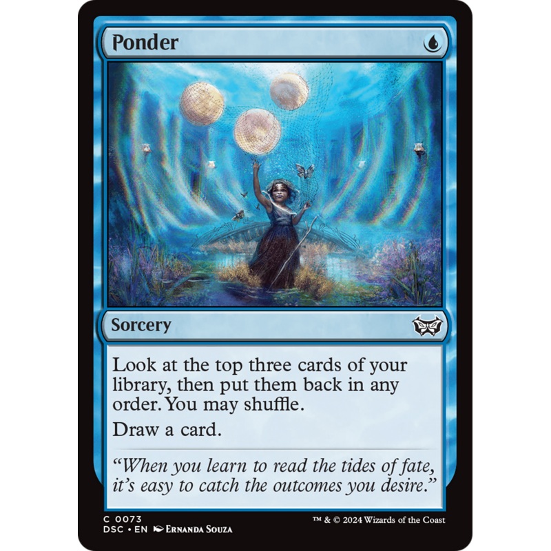 Ponder [Duskmourn: House of Horror Commander]
