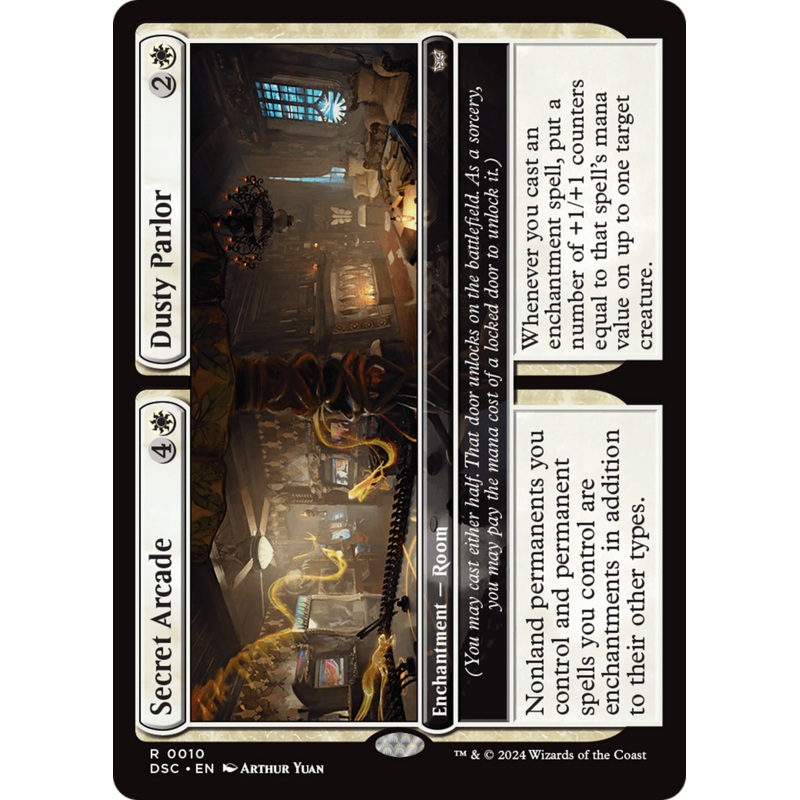 Secret Arcade // Dusty Parlor [Duskmourn: House of Horror Commander]