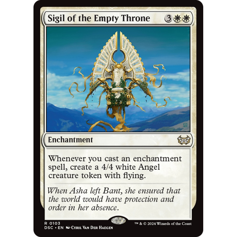 Sigil of the Empty Throne [Duskmourn: House of Horror Commander]