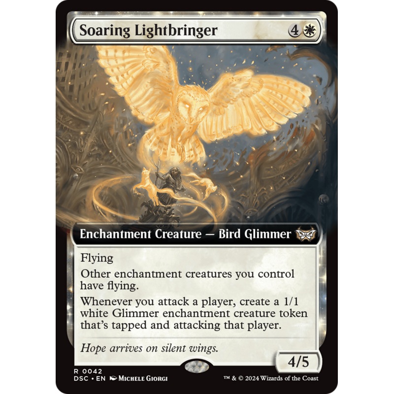 Soaring Lightbringer (Extended Art) [Duskmourn: House of Horror Commander]