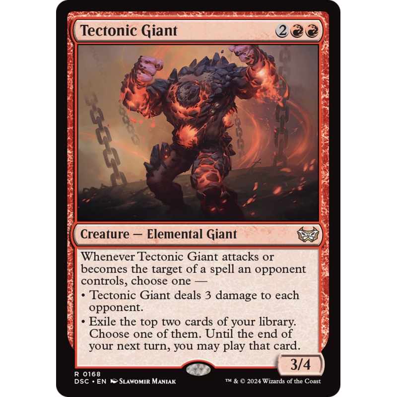 Tectonic Giant [Duskmourn: House of Horror Commander]