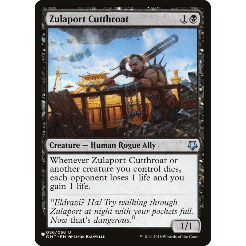 Zulaport Cutthroat [The List]