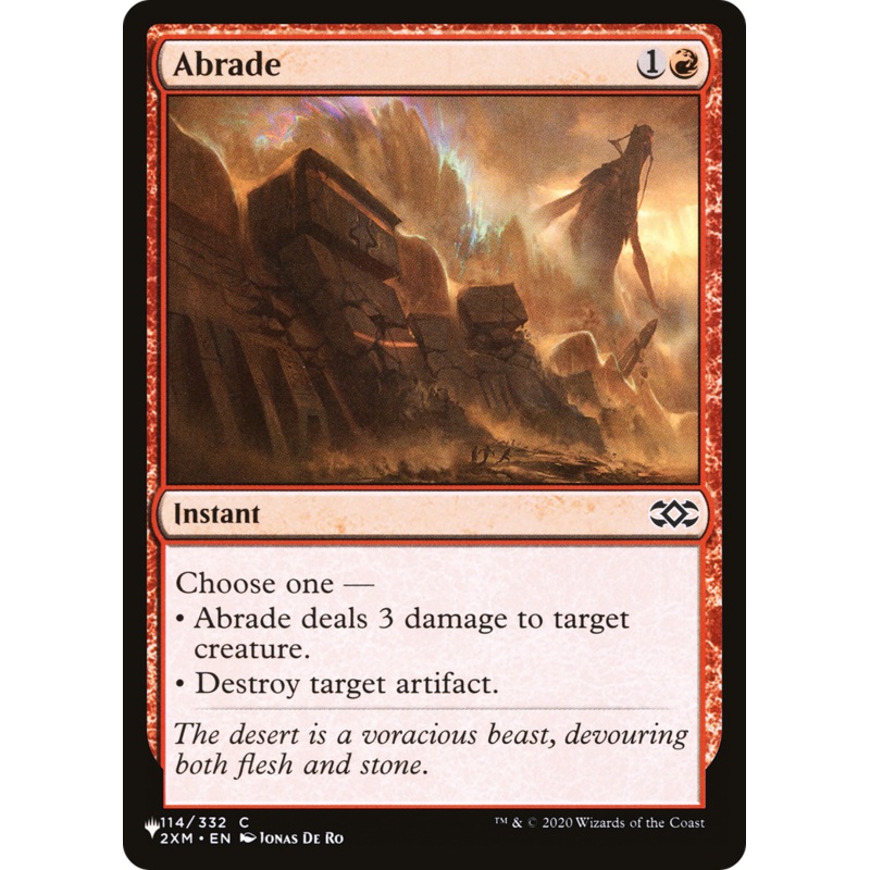 Abrade (2XM) [The List]