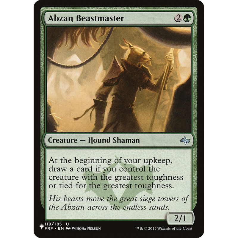 Abzan Beastmaster [The List]