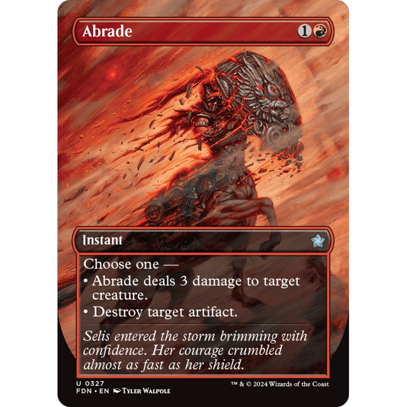 Abrade (Borderless) [Foundations]