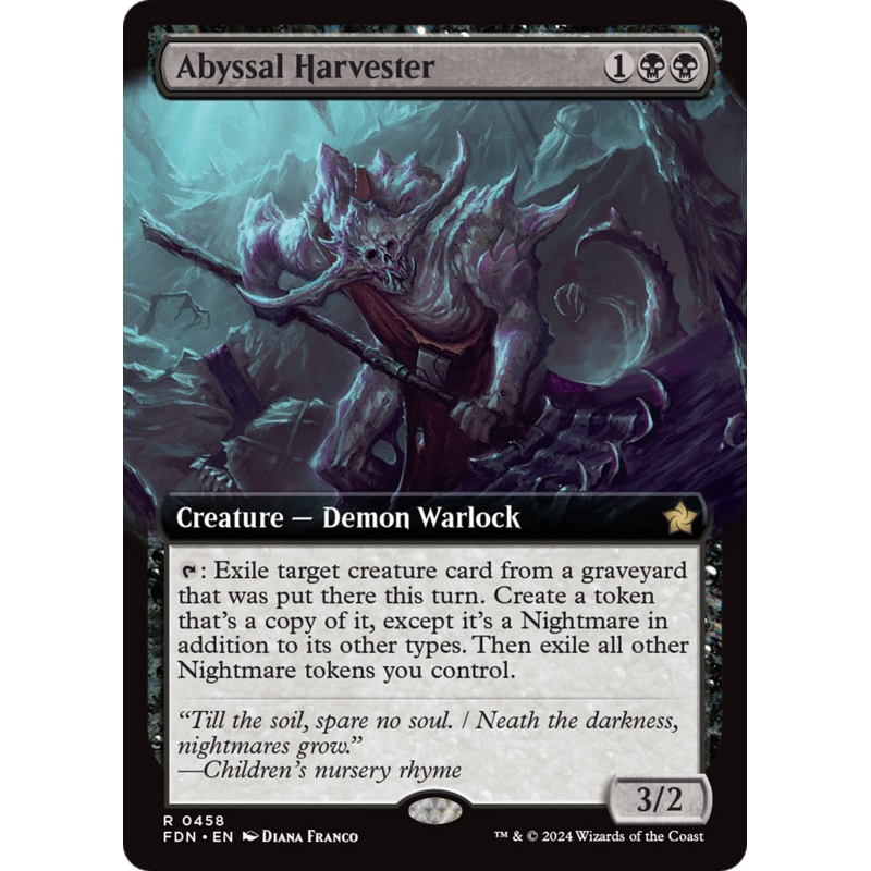 Abyssal Harvester (Extended Art) [Foundations]