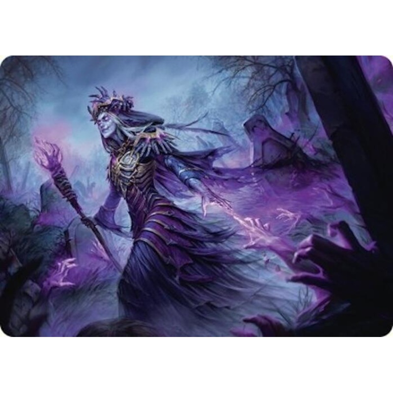 Zul Ashur, Lich Lord Art Card (10/54) [Foundations Art Series]