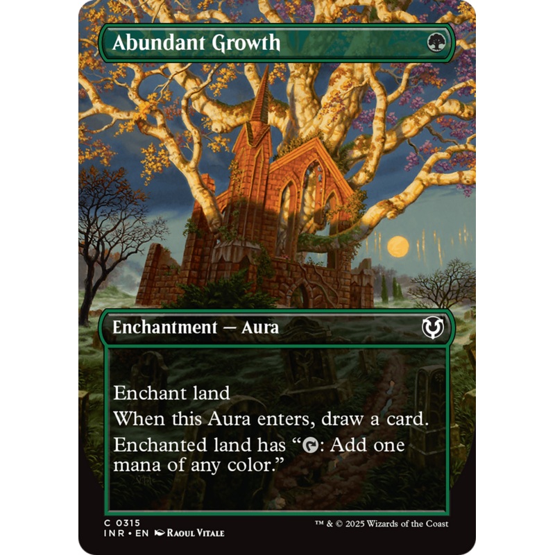 Abundant Growth (Borderless) [Innistrad Remastered]