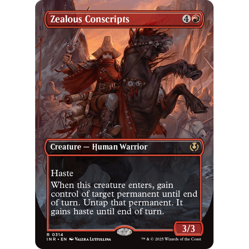 Zealous Conscripts (Borderless) [Innistrad Remastered]
