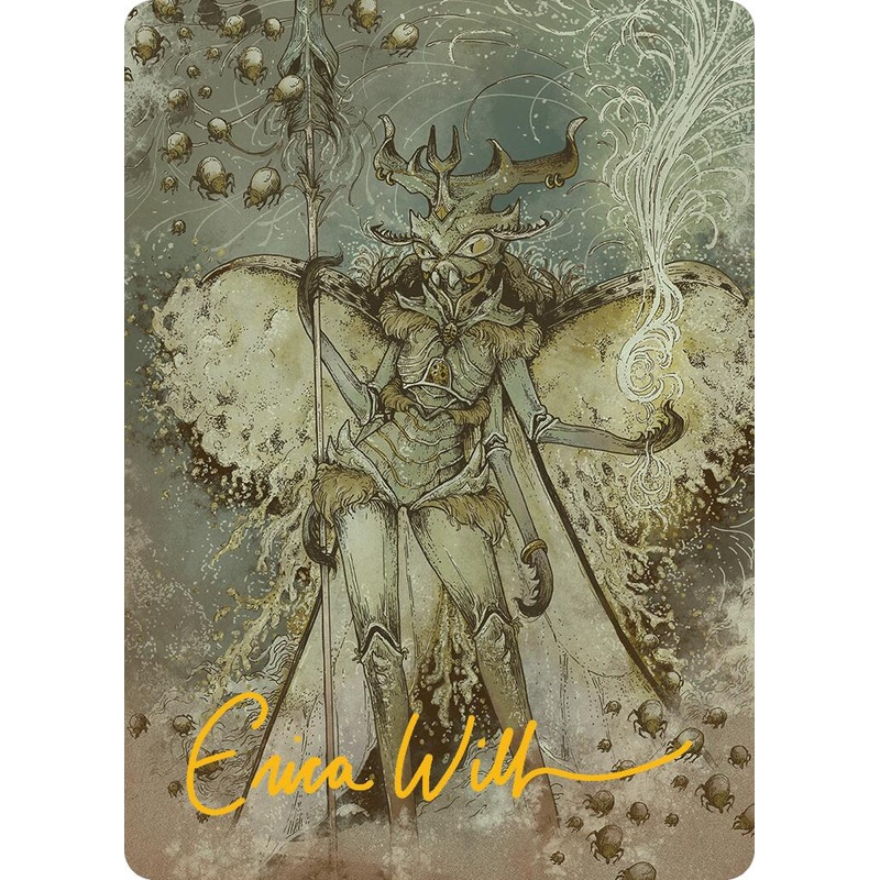 Aatchik, Emerald Radian Art Card (6/54) (Gold-Stamped Signature) [Aetherdrift Art Series]