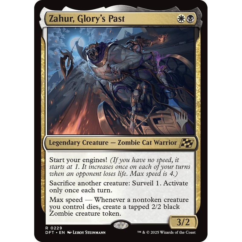 Zahur, Glory's Past (Promo Pack) [Aetherdrift Promos]