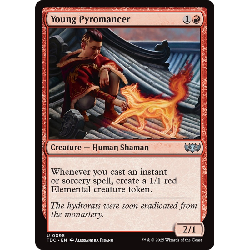 Young Pyromancer [Tarkir: Dragonstorm Commander]
