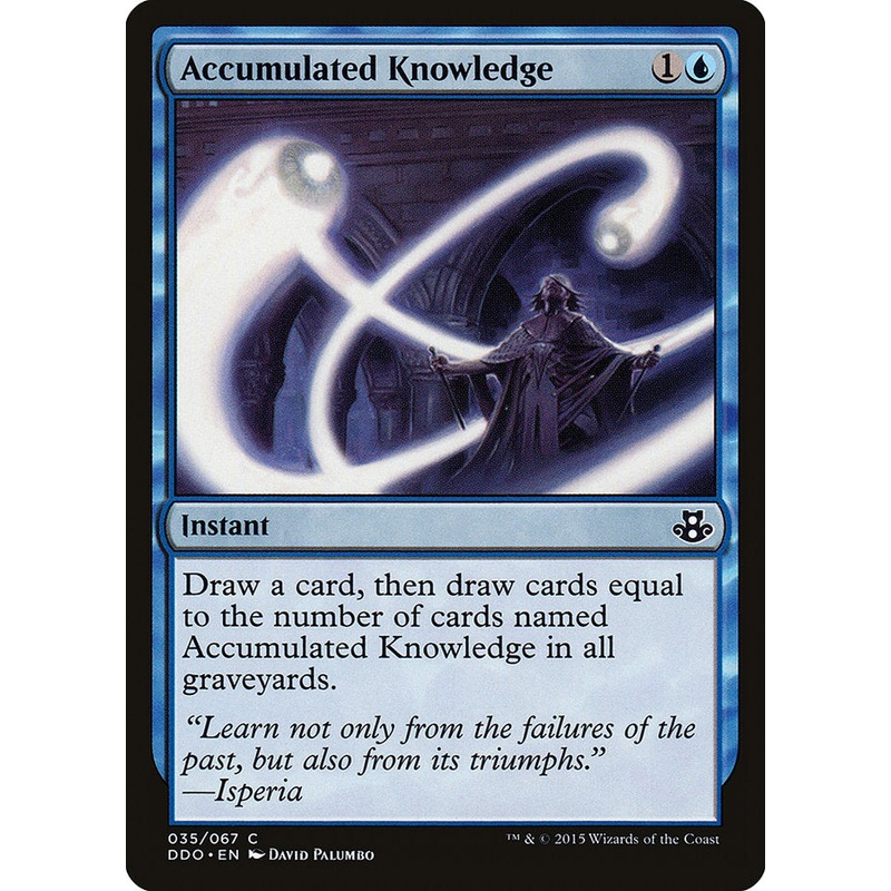 Accumulated Knowledge [Duel Decks: Elspeth vs. Kiora]