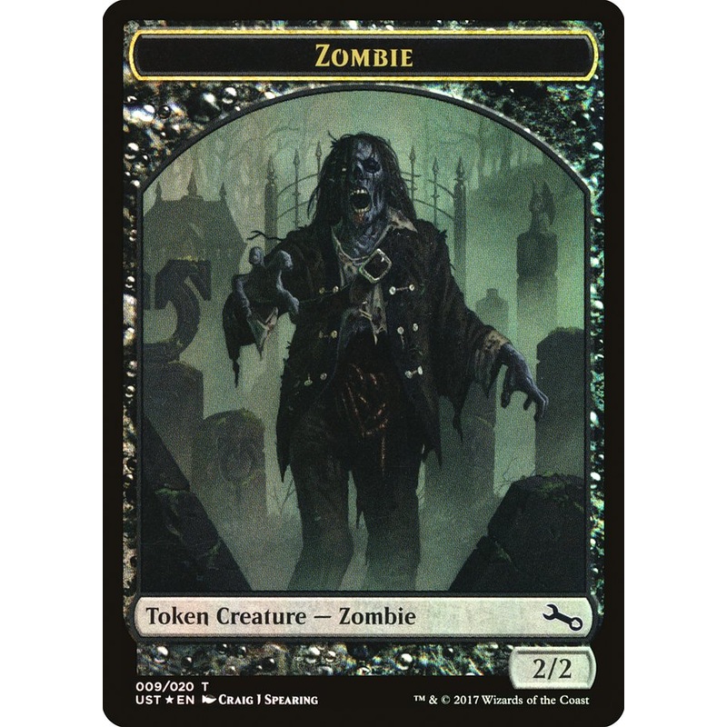 Zombie // Zombie Double-Sided Token [Unstable Tokens]