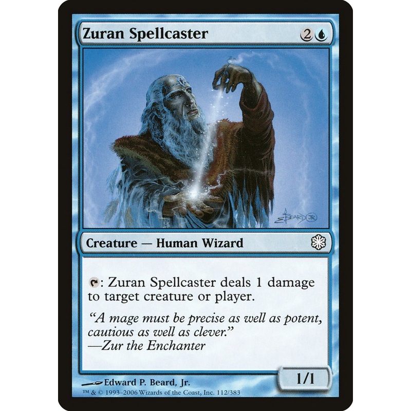 Zuran Spellcaster [Coldsnap Theme Decks]