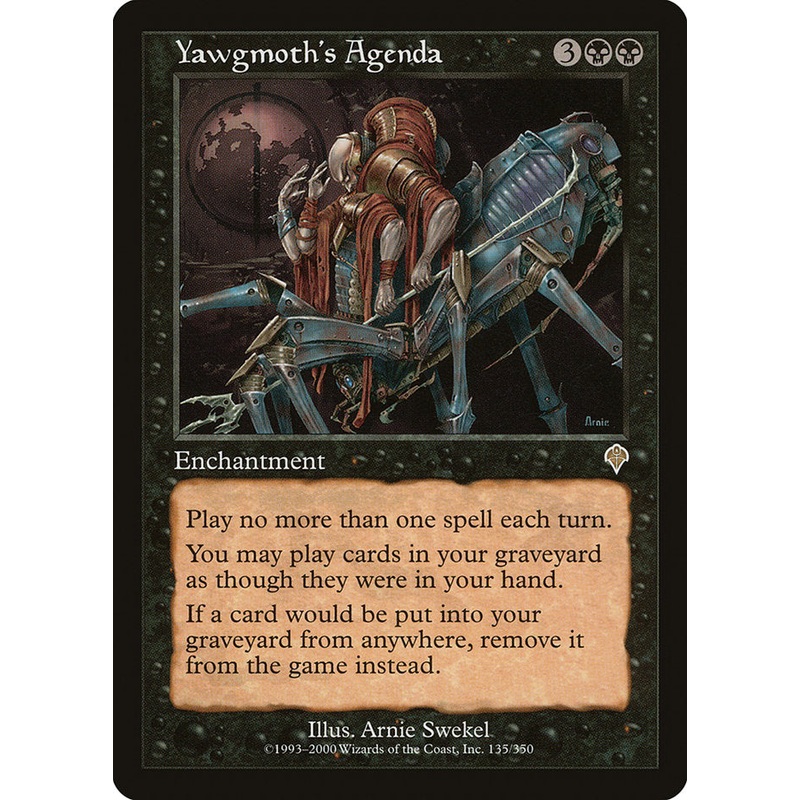 Yawgmoth's Agenda [Invasion]