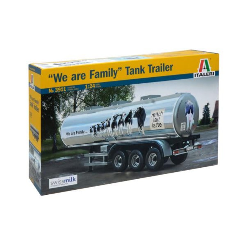 Italeri 3911 1:24 'We Are Family' Tanker Trailer