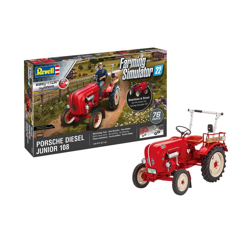 Revell 07823 1:24 Porsche Junior 108 - Farming Simulator Edition