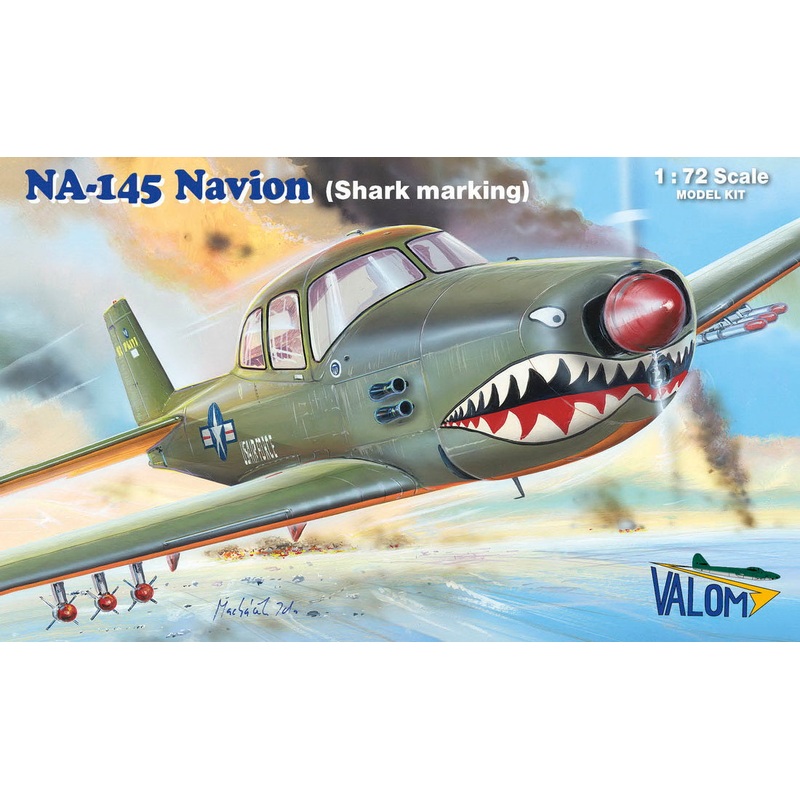 Valom 72135 1:72 North-American NA-145 Navion 'Shark markings'