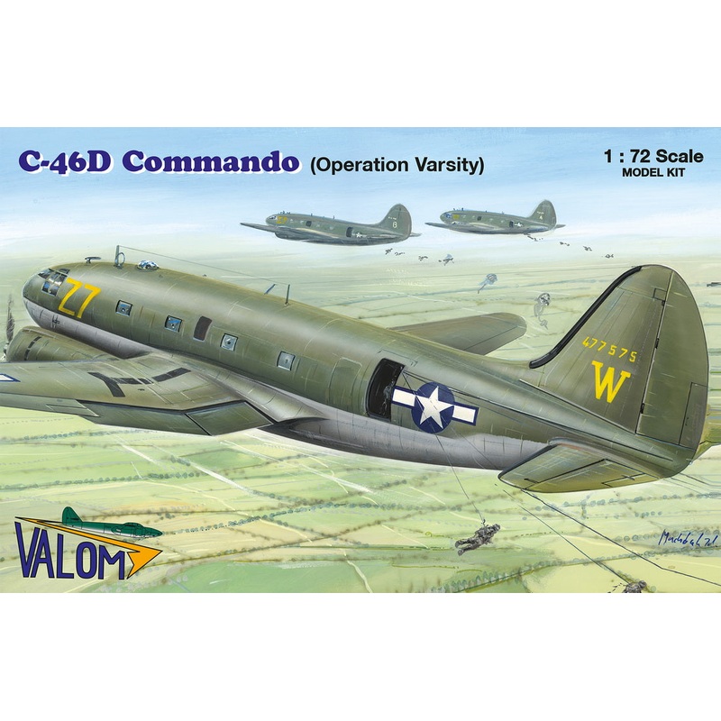 Valom 72152 1:72 Curtiss C-46D Commando 'Operation Varsity' resin parts (engines)