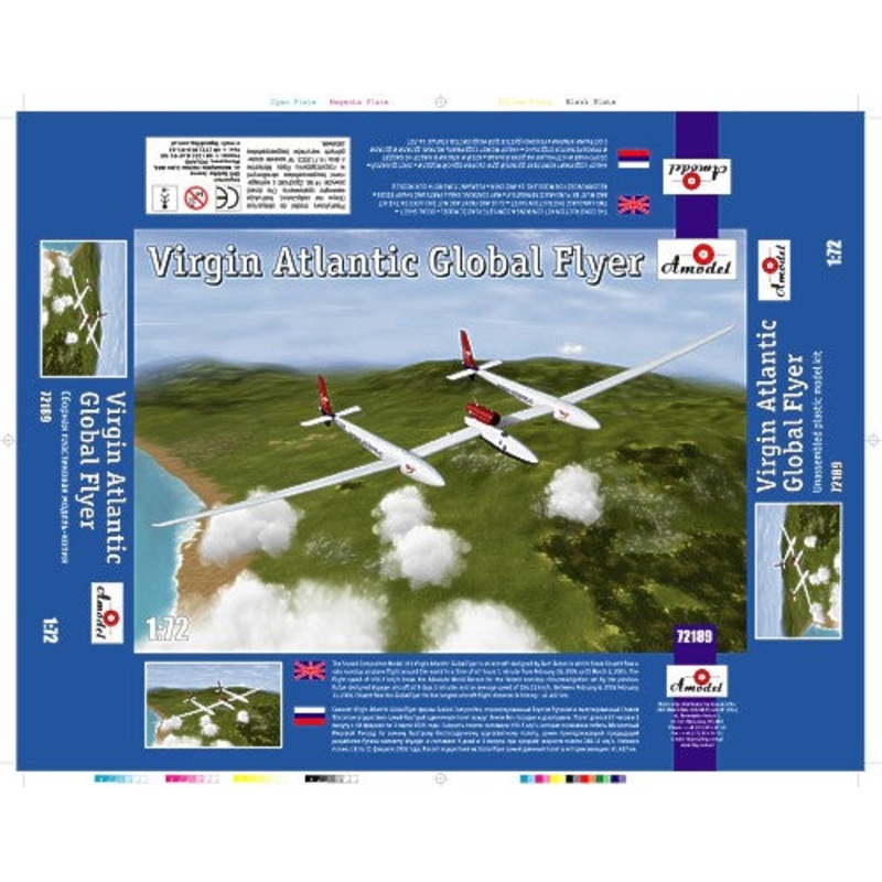 A-Model 72189 1:72 Virgin Atlantic Global Flyer