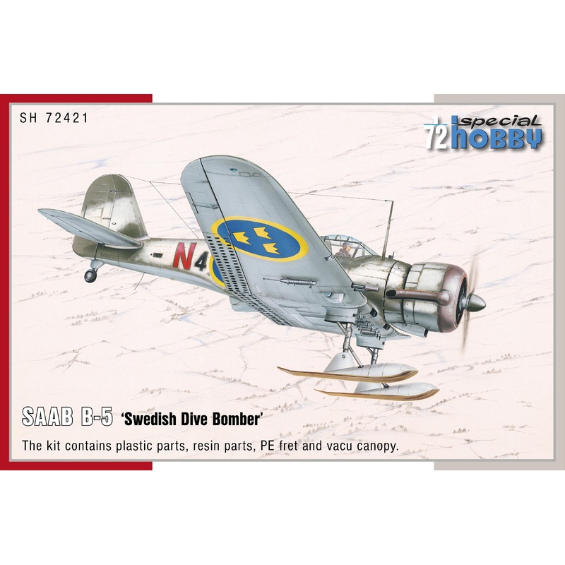 Special Hobby SH72421 1:72 SAAB B-5 "Swedish Dive Bomber"