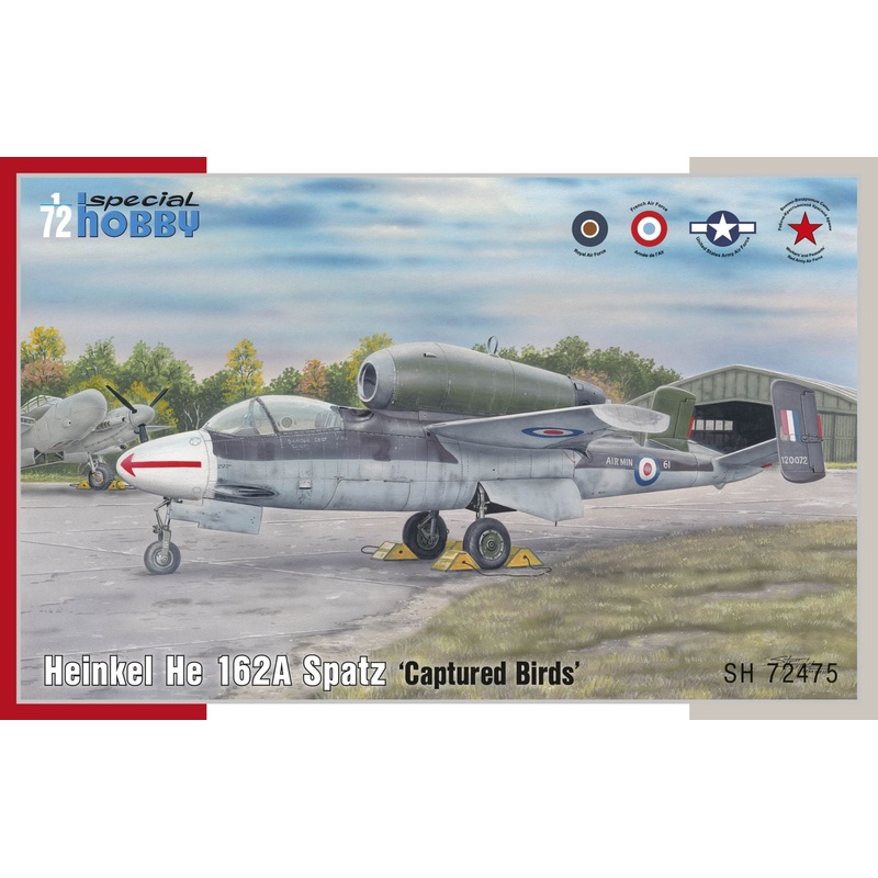Special Hobby SH72475 1:72 Heinkel He-162A Spatz "Captured Birds"