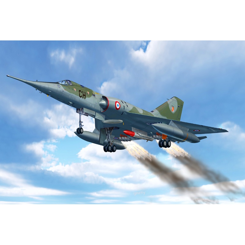 A & A Models 7221 1:72 Dassault Mirage IVP with ASMP Missile