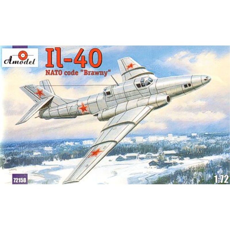 A-Model 72158 1:72 Ilyushin Il-40 'Brawny' Original Prototype with Short Intakes