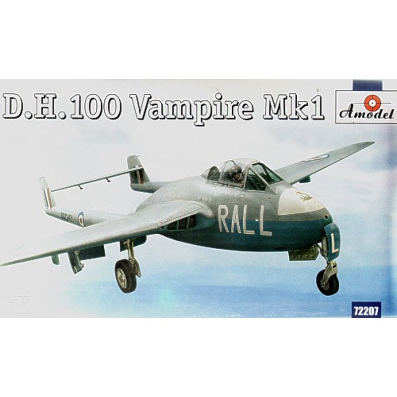 A-Model 72207 1:72 de Havilland DH.100 Vampire Mk.1