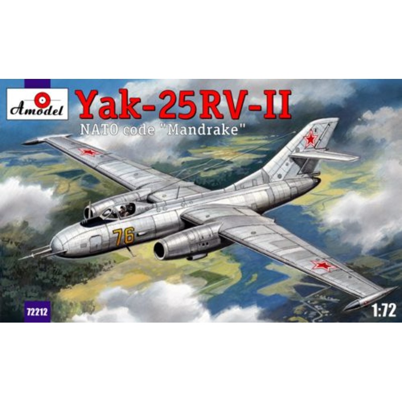 A-Model 72212 1:72 Yakovlev Yak-25RV-II - NATO code 'Mandrake'
