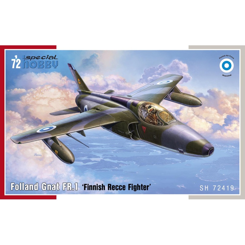 Special Hobby SH72419 1:72 Folland Gnat FR.1 "Finnish Recce Fighter"