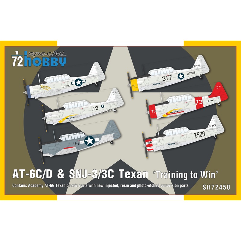 Special Hobby SH72450 1:72 North-American AT-6C/D & SNJ-3/3C Texan "Training to Win"