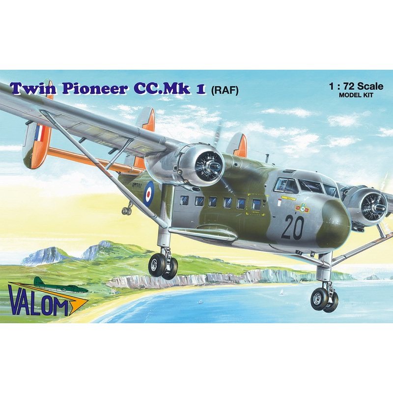 Valom 72136 1:72 Scottish-Aviation Twin Pioneer (RAF) Decals RAF Benson 1964 and RAE Boscombe Down 1965-1975