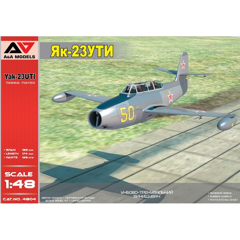 A & A Models 4804 1:48 Yakovlev Yak-23UTI Military Trainer