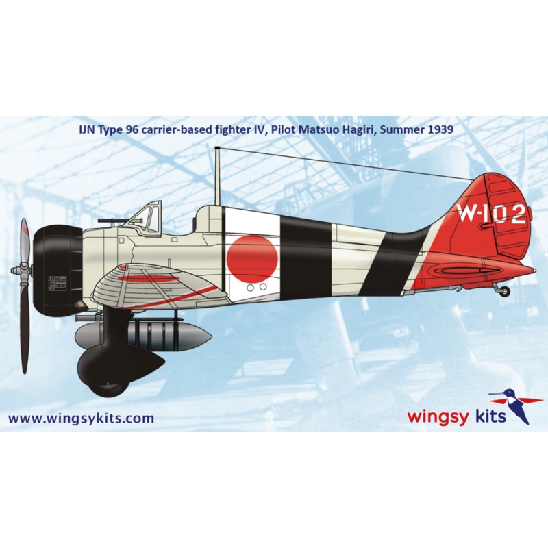 wingsy kits D5-02 1:48 Mitsubishi A5M4 'Claude' Type 96 Carrier-Based Fighter IV
