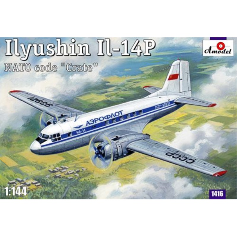 A-Model 1416 1:144 Ilyushin IL-14P NATO code 'Crate'