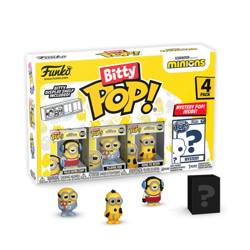Bitty Pop! Animation: Minions - Roller Skating Stuart 4pk