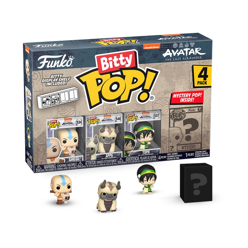 Bitty Pop! Animation: Avatar: The Last Airbender - Aang 4pk