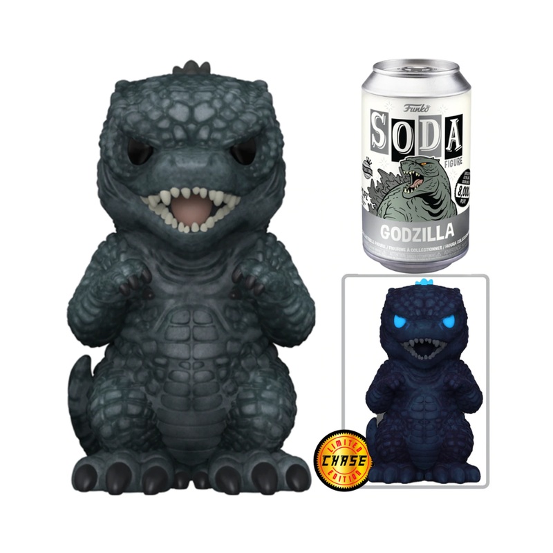 Vinyl SODA: Godzilla- Godzilla w/Chase (GW)(IE)