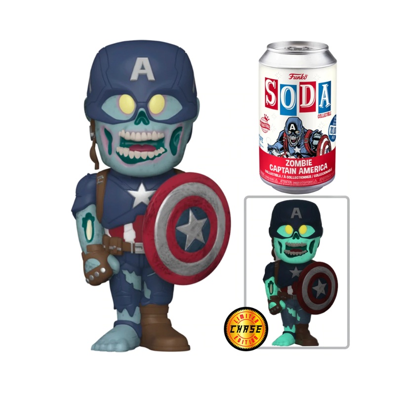 Vinyl SODA: Marvel: Zombie- Captain America w/Chase (GW)(IE)