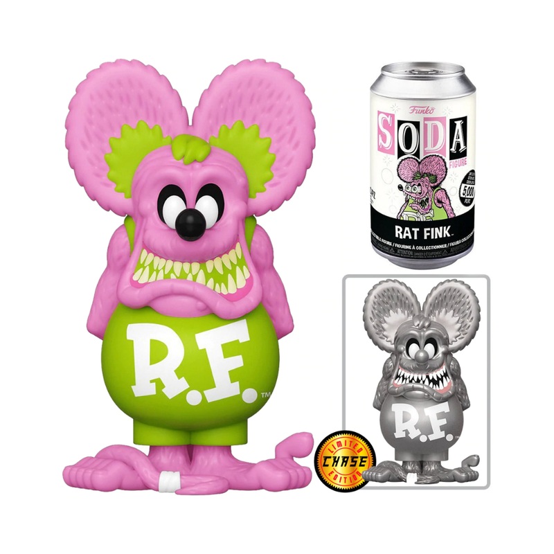 Vinyl SODA: Rat Fink- Neon Rat Fink w/Chase (IE)
