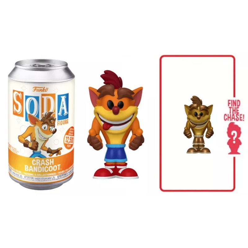 Crash Bandicoot Sealed Limited Edition Funko Soda Pop Figure - Chance of CHASE!