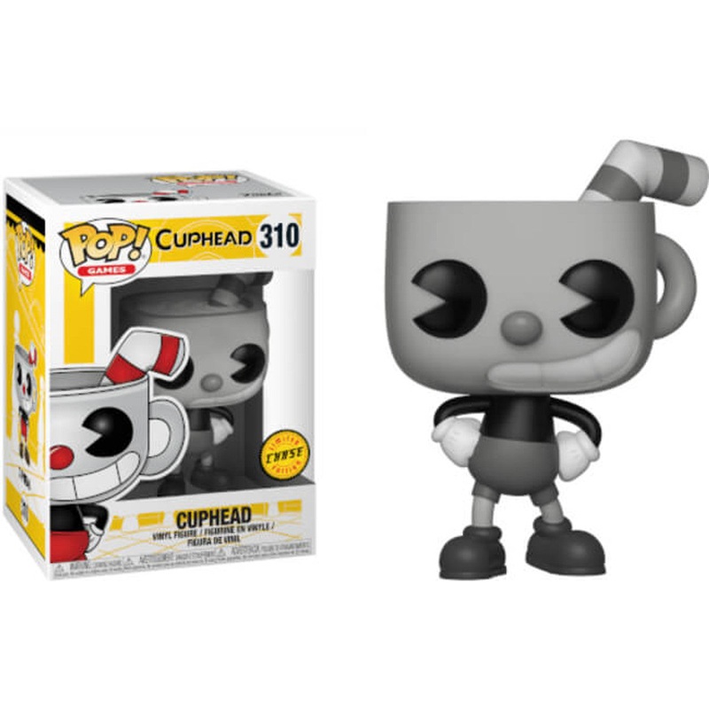 Cuphead #310 Pop Games Chase Black and White Funko Pop