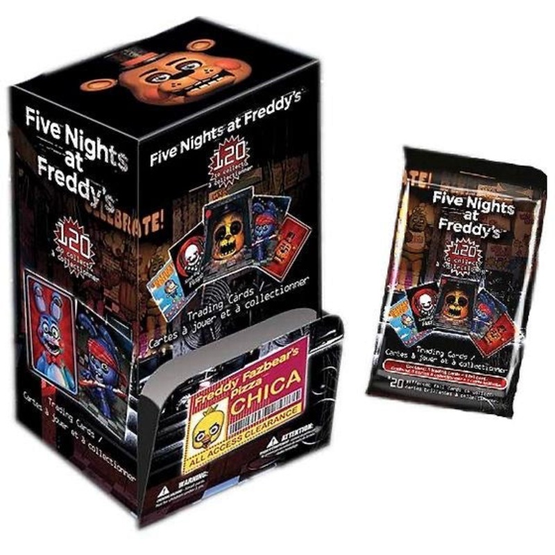 Five Nights at Freddys (FNAF) Trading Card Packs (One Variation Chosen at Random)