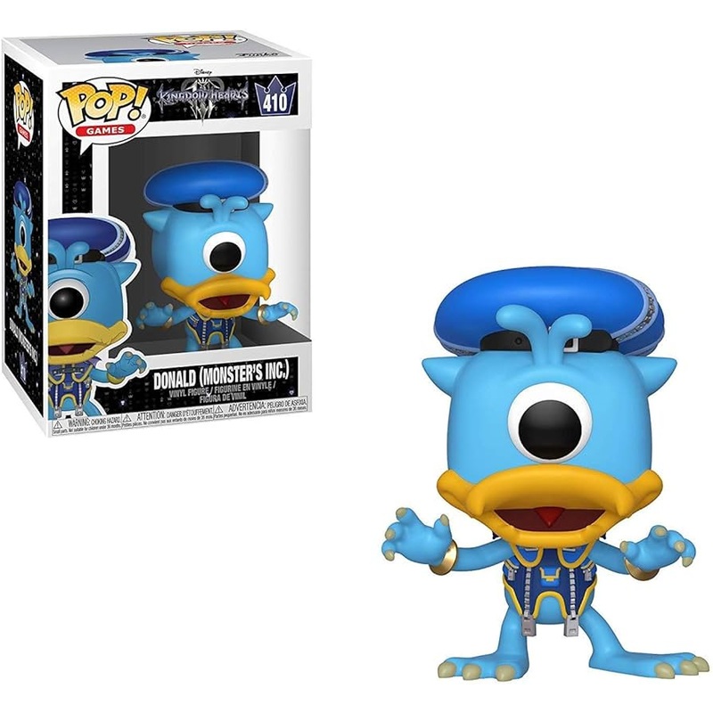 Funko POP! Disney Kingdom Hearts #410 - Donald (Monsters inc) + Protector