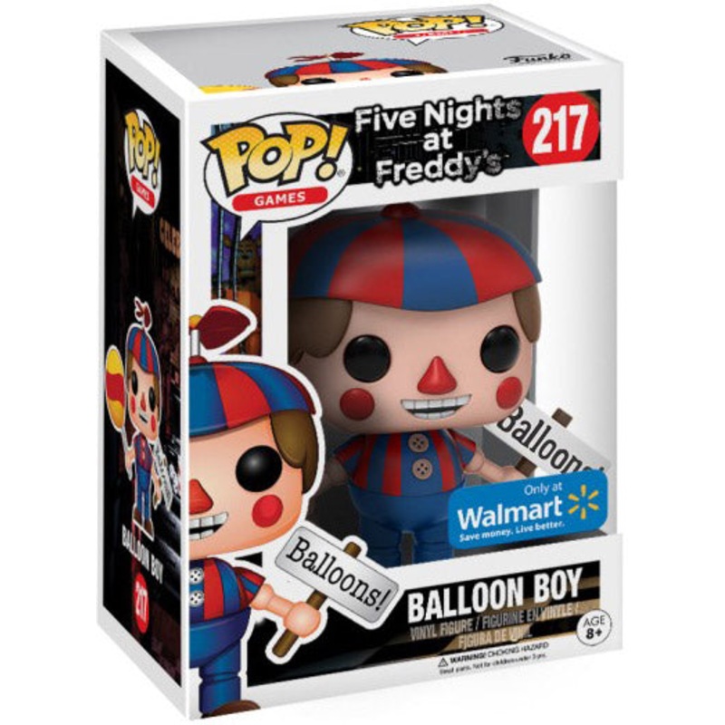 Funko Pop! Five Nights at Freddys Balloon Boy 217 Walmart Exclusive + Free Protector
