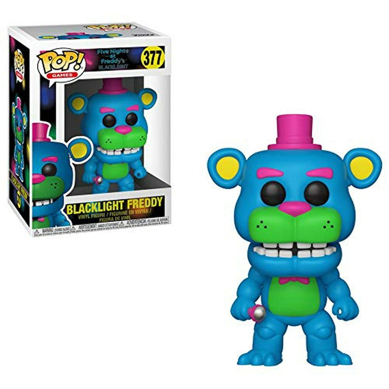 Funko Pop! Five Nights at Freddys Blacklight Freddy 377 + Free Protector